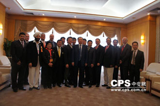深圳市领导会见各国安防协会会长