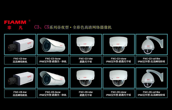 非凡C3、C5全系列高清网络摄像机